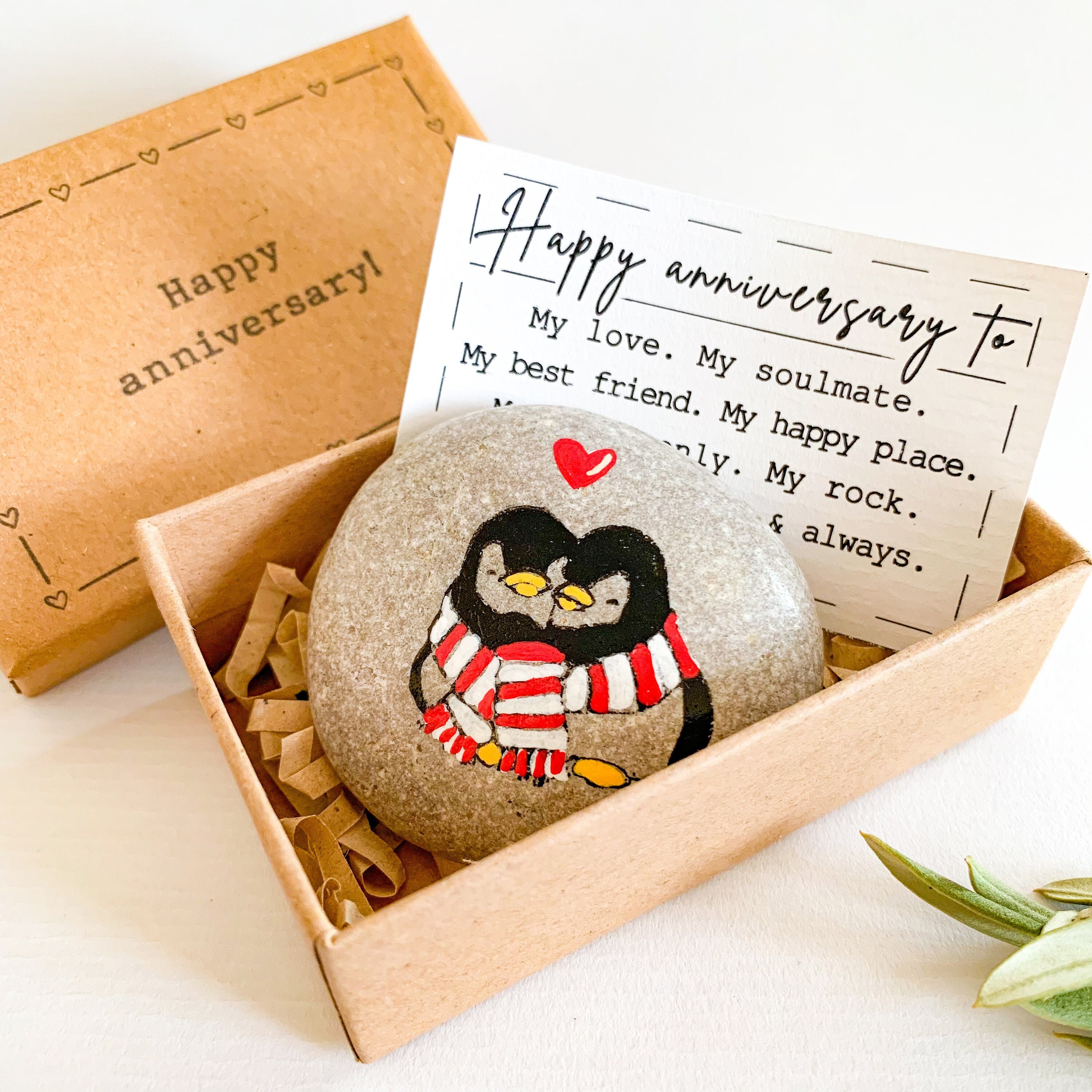 Personalized Penguin 6 Month Anniversary Gift for Boyfriend From Girlfriend  Unique Anniversary Gifts for Couples Nerd Husband Gift From Wife 