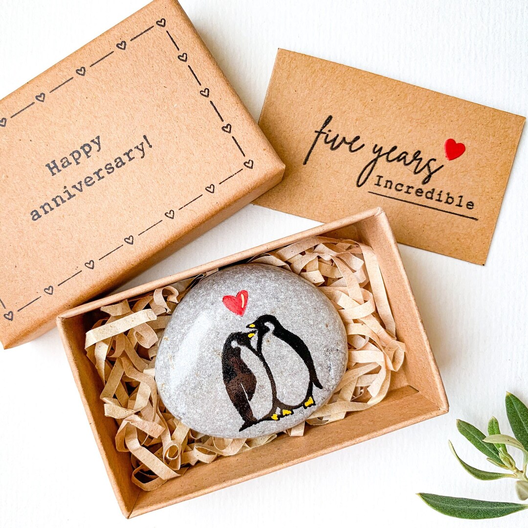 Personalised 5th Wedding Anniversary Gift, 5 Year Anniversary Gift for ...