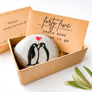 Regalo personalizado de 45 aniversario de bodas para padres, esposa, esposo, aniversario de bodas de zafiro, tarjeta de feliz 45 aniversario para él y ella