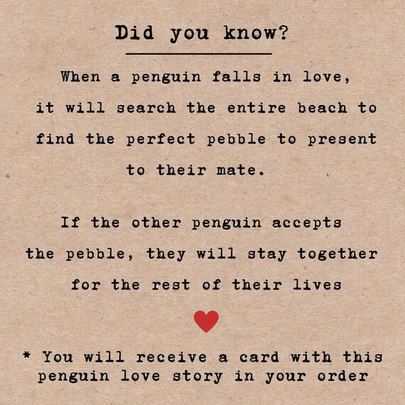 Biglietto d'auguri per l'anniversario di Penguin Love: ricordo romantico (personalizzato) - Italia