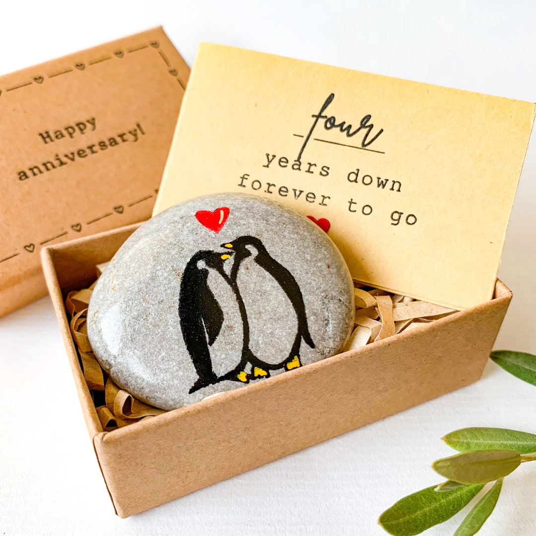 Personalized 4th Anniversary Wedding Gift to Husband Men Him, 4 Year Anniversary Gift