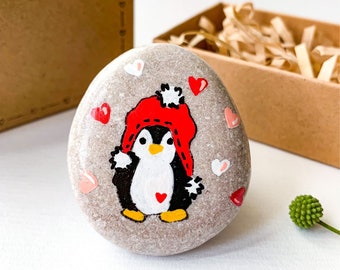 Small Pocket Love pebble You are my Penguin Gift for Boyfriend Girlfriend him her Anniversary Distance Sentimental cute gifts Christmas XMas