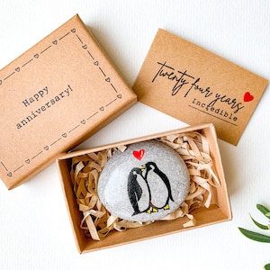 Regalo personalizzato per il 24° anniversario di matrimonio per lui, i suoi amici e i genitori, regalo di 24° anniversario per marito e moglie, biglietto di auguri per il 24° anniversario.