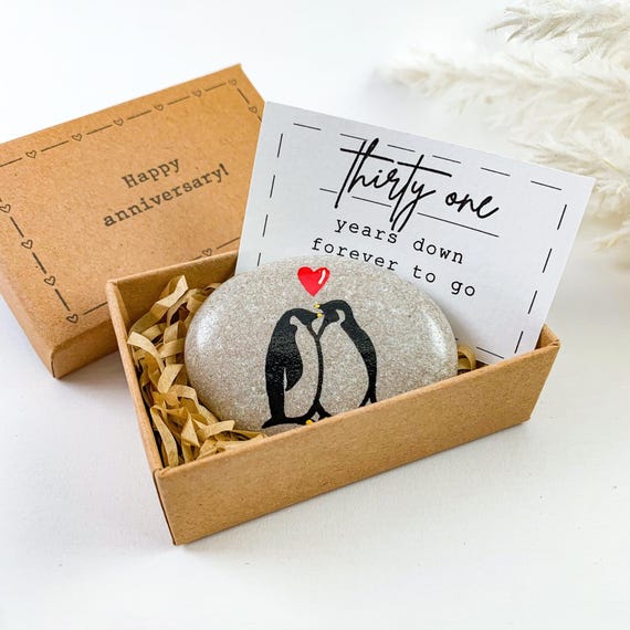 Pinguin Kuscheldecke Für Paare - Romantisches Geschenk Zum Jahrestag