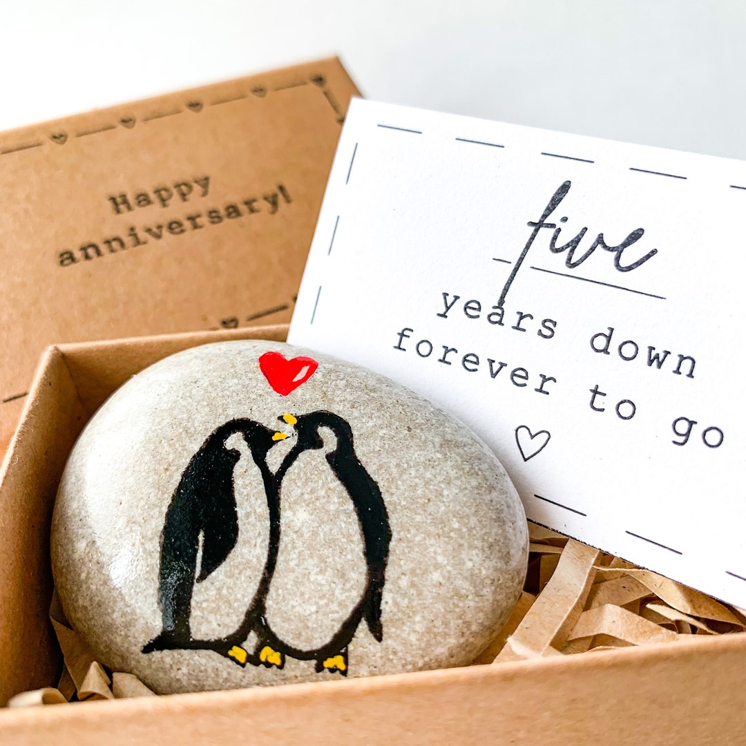 YODOCAMP 5 Year Anniversary Card Gifts For Him Husband, Happy 5th Fifth Wedding Anniversary Cards Gift For Men, Engraved Metal Wallet Insert, Five Year Anniversary Presents