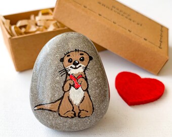 You are my significant otter gifts, hand painted rocks, funny otter gifts for boyfriend, couples gift for boyfriend anniversary, him husband