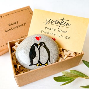 Regalo personalizzato per il 17° anniversario di matrimonio per lui e per lei, regalo per il 17° anniversario per moglie e marito, piccolo ricordo unico per il 17° anniversario