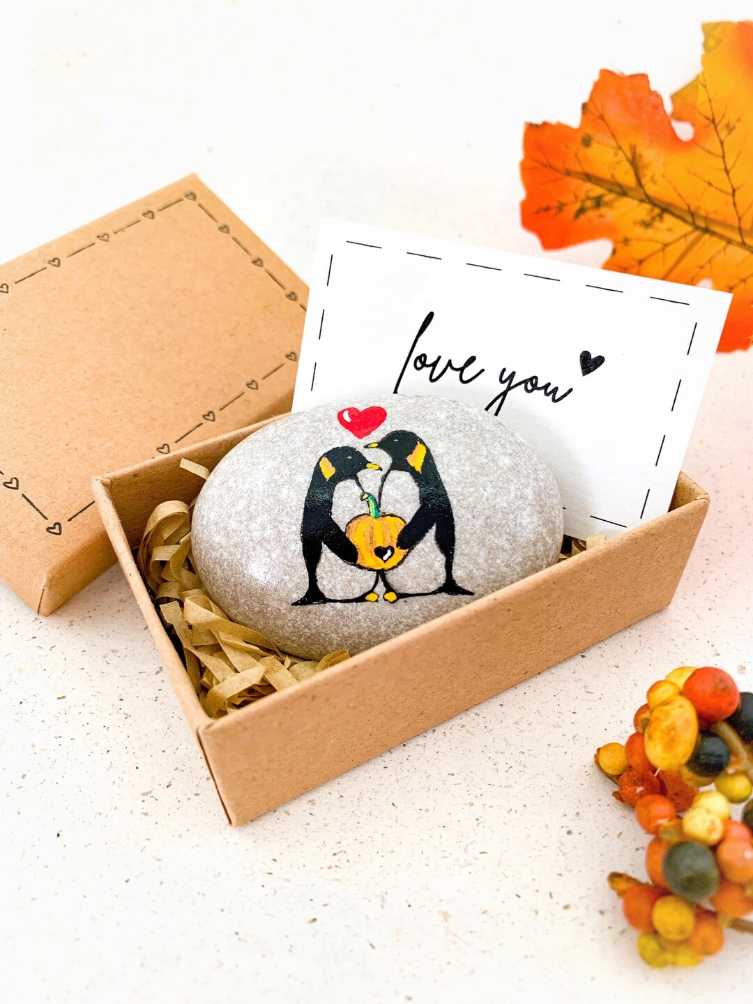 Old English Co. Pinguin Hochzeitstagskarte – Niedliches Design, Innen Leer, Mit Umschlag