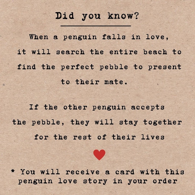 Carte personnalisée pingouin pour le 3e anniversaire de son mari, homme, cadeau d'anniversaire de 3 ans en cuir pour son couple d'épouses, cadeau du troisième anniversaire image 2