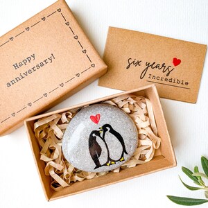 Regali di anniversario personalizzati 6 anni per marito e moglie, regalo di 6° anniversario per lui e lei, biglietto di auguri per il 6° anniversario di matrimonio per uomo unico 6°