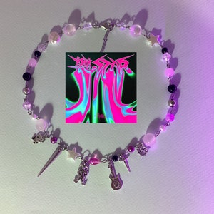 Stray Kids Rockstar inspired necklace, stray kids merch, stray kids jewelry, skz jewelry, StrayKids rockstar