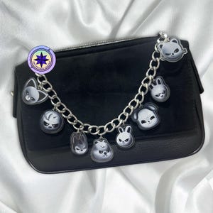 Stray Kids evil skzoo bag chain, stray kids merch, stray kids jewelry, skz jewelry, kpop jewelry,kpop merch,evil skzoo charm, pants chain