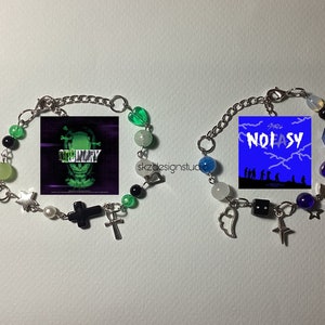 Stray Kids Oddinary & Noeasy inspired bracelets ,SKZ, y2k , stray kids jewelry, kpop jewelry, stray kids bracelet