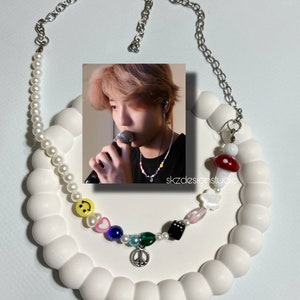 Stray Kids Han Jisung Inspire Necklace Y2k, Stray Kids Merch