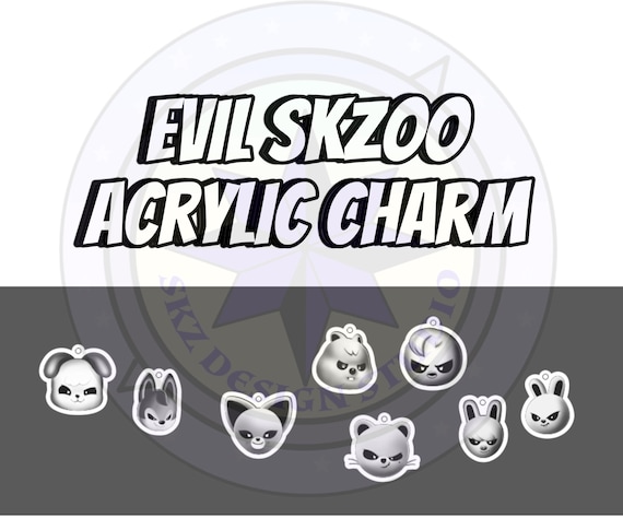 Stray Kids EVIL SKZOO Charms & Keychain, Dominate Merch, Straykids