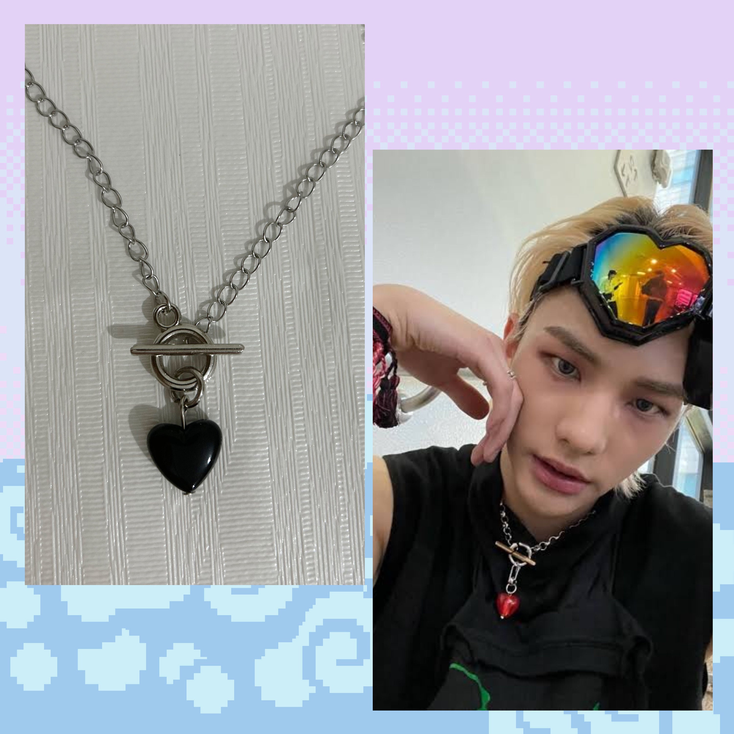 Stray Kids Hyunjin Inspired Necklace, Stray Kids Merch, Skz