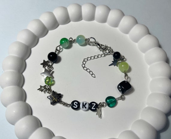 国内で当店のみ ILLUSORY - Mixed Beads Charm Bracelet FAITH