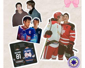 Stickerpakketten voor HR-koppels, hockeystickerset