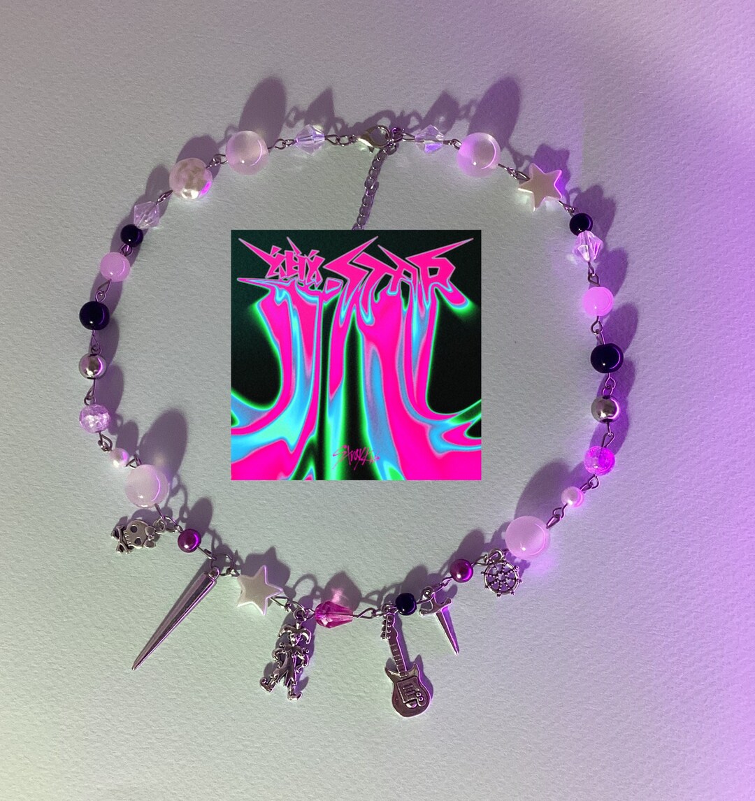 Stray Kids Rockstar Inspired Necklace, Stray Kids Merch, Stray Kids ...
