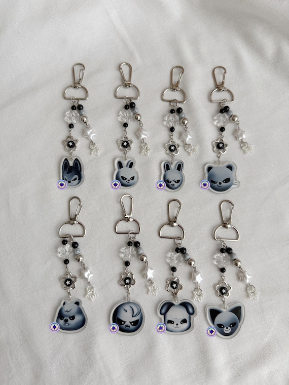 Stray Kids EVIL SKZOO Charms & Keychain, Dominate Merch, Straykids
