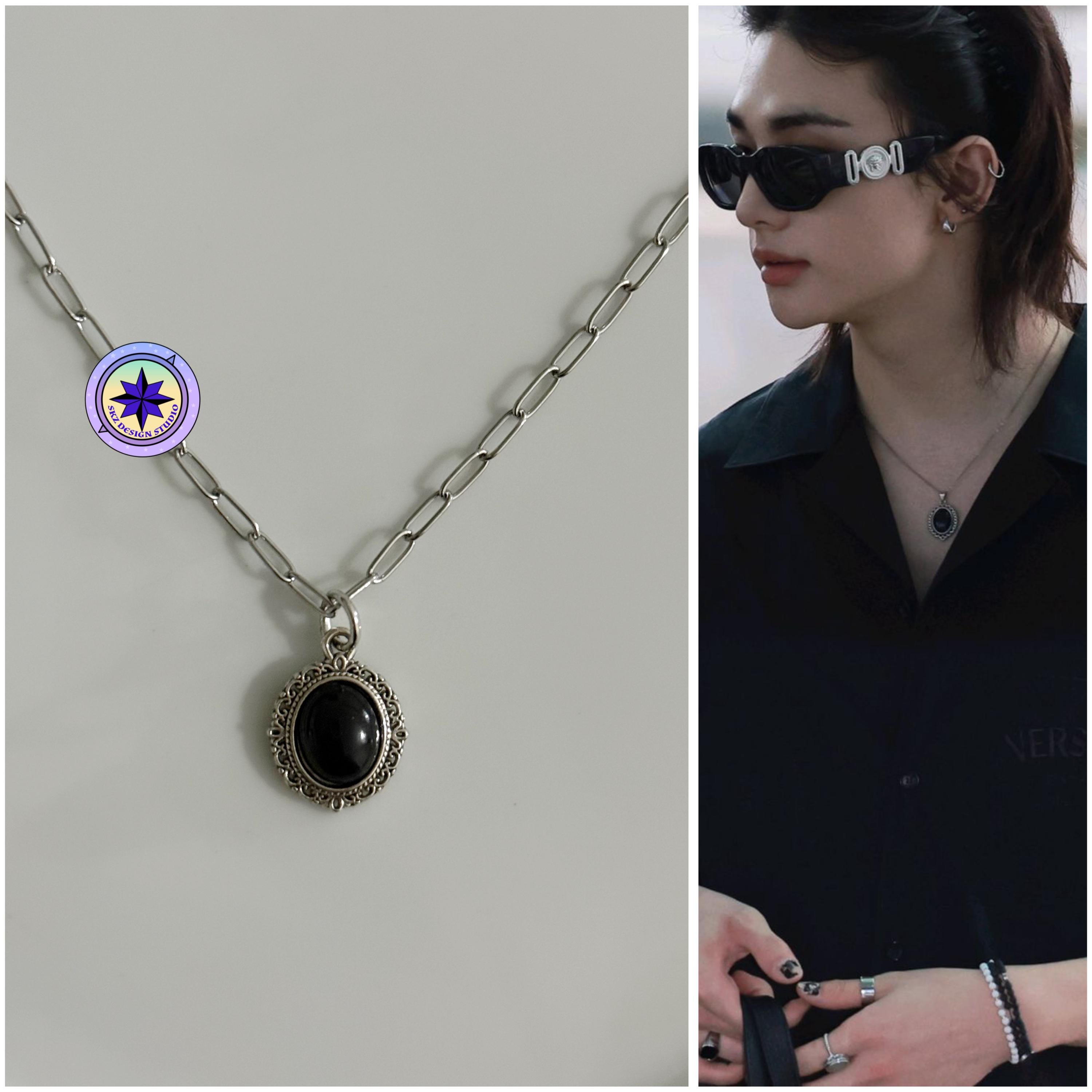 Stray Kids ヒョンジン風ネックレス、Stray Kids グッズ、SKZ