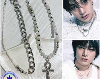 5-STAR bangchan NECKLACE & RING セット 5-Star] Necklace - Bang Chan - Hey!Hallyu