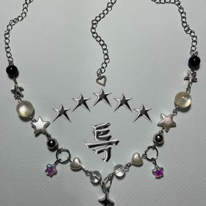 Stray Kids 5-Star inspired necklace, y2k, stray kids merch, jewelry, skz