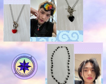 Stray Kids ヒョンジン風ネックレス、Stray Kids グッズ、SKZ