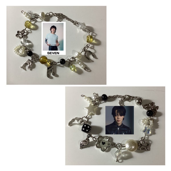 Bts Jimin Set Me Free pt.2 bracelet , Jungkook Seven bracelet, Bts jewelry, bangtan jewelry