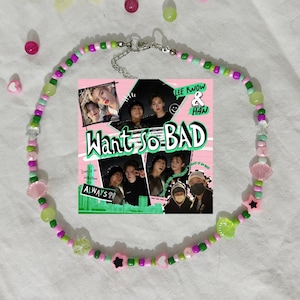 Stray Kids Minsung Want so bad inspired couple Necklace, stray kids merch,skz jewelry, magnetic bracelets, StrayKids jewelry, kpop merch,