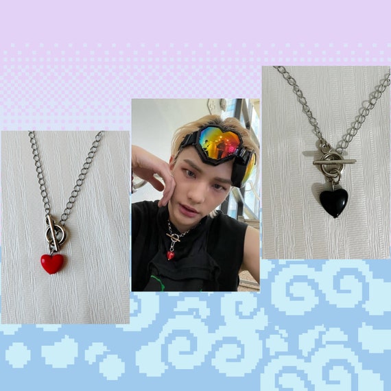 Stray Kids Hyunjin Inspired Necklace, Stray Kids Merch, Skz