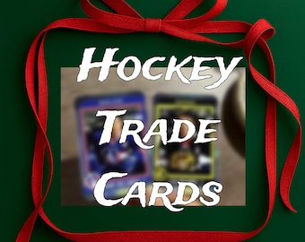 Hockey game cards, hockey trade cards, tv series inspired game cards, heated rivalry