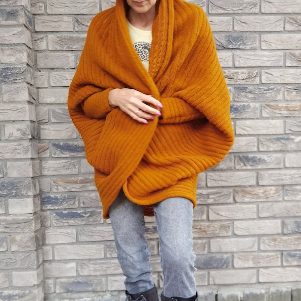 Wool Cardigan | Handmade | Pure Organic Wool