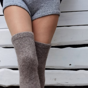 Wool Over Knee Leg Warmers | Handmade | Pure Organic Wool