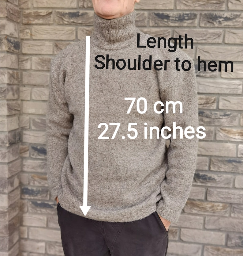 Wool Sweater Handmade Pure Organic Wool Winter Clothes Etsy