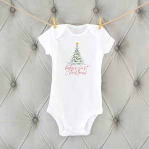 Baby&#39;s First Christmas Bodysuit