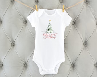 Baby's First Christmas Bodysuit