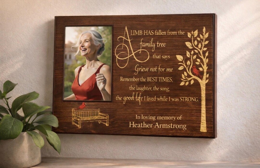 Photo Frame Memory Cardinal When Cardinals Appear Loved Ones Are Near | Cardinal Memorial Gift ...