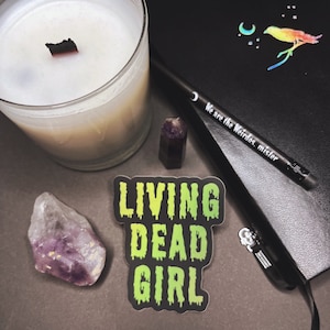 Living Dead Girl Vinyl Die-cut Holographic Sticker