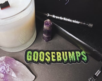 Goosebumps Vinyl Die-cut Matte Holographic Sticker
