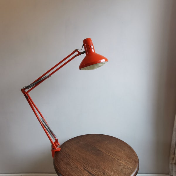 Vintage 1970s LEDU Type 231 Industrial Lamp