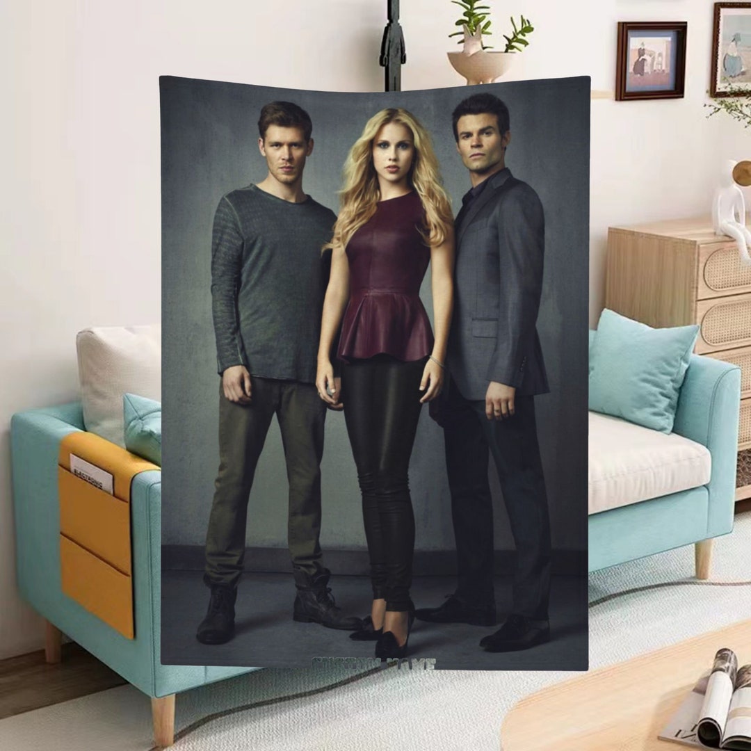 The Vampire Diaries Blanket Soft Warm Flannel Throw Custom Etsy