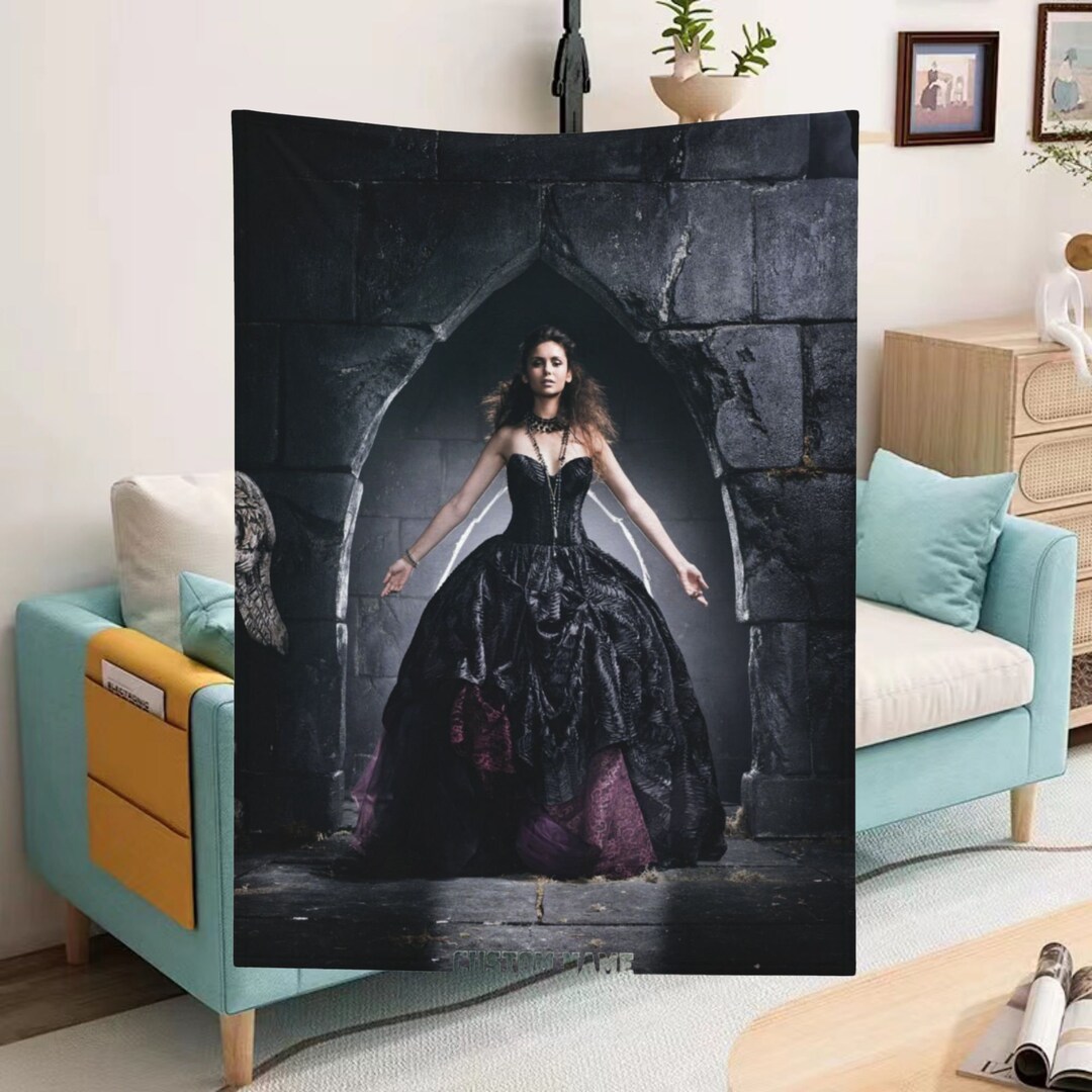 The Vampire Diaries Blanket Soft Warm Flannel Throw Custom Name Blanket