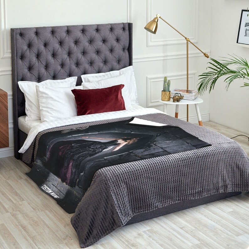 The Vampire Diaries Blanket Soft Warm Flannel Throw Custom Name Blanket