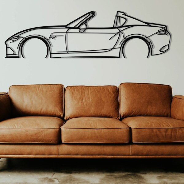 Mazda Mx5 Nd Rf Silhouette Wall Art 3d Print Wall Decoration - Etsy