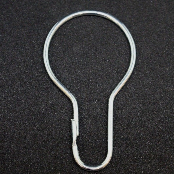 Steel Shower Curtain Hooks, NSN 7230-00-252-3394, NEW!