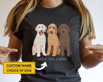 Goldendoodle Shirt Womens Goldendoodle Dog Lover T-Shirt for Goldendoodle Pet Owner Doodle Dog Shirt for Dog Lover Gift Idea for Dog Mom
