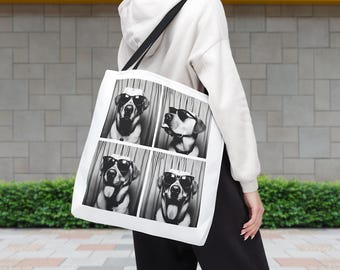 Labrador Tote Bag - Cute Dog Lover Canvas Tote, Reusable Shopping Bag, Gift for Labrador Owners, Pet Lover Accessories, Labrador Retriever
