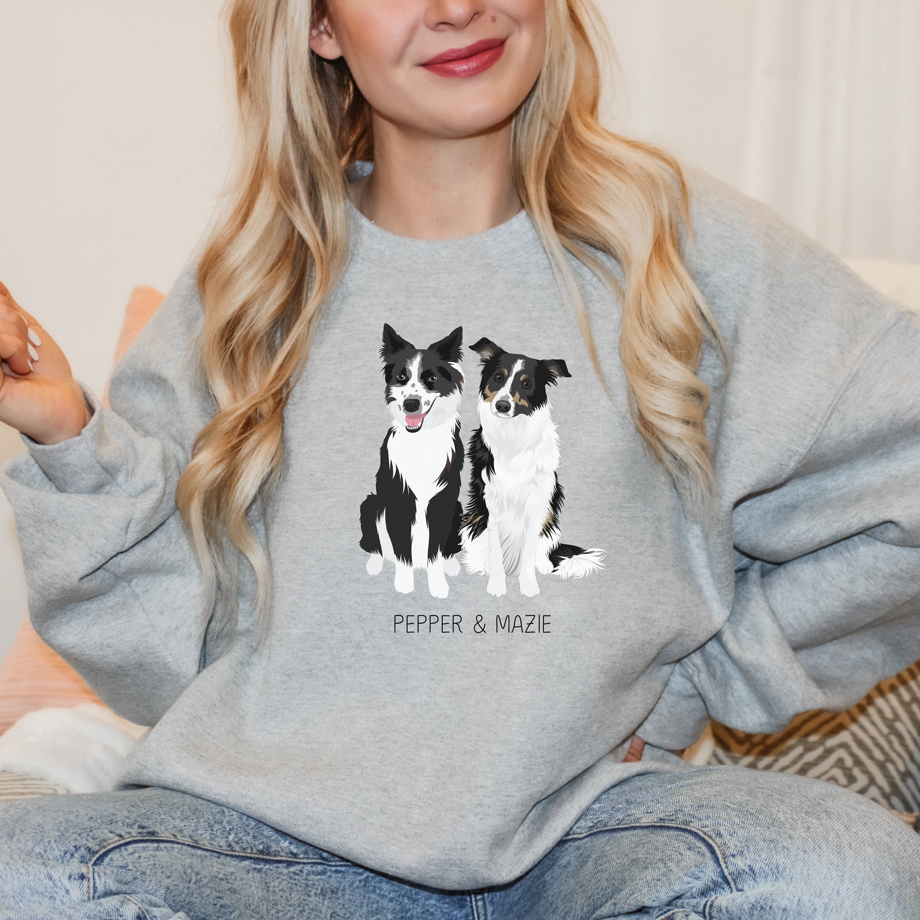 ★送料・関税込★COVERNAT★BORDER COLLIE SWEATSHIRT★ unisex-heavy-blend-hoodie-