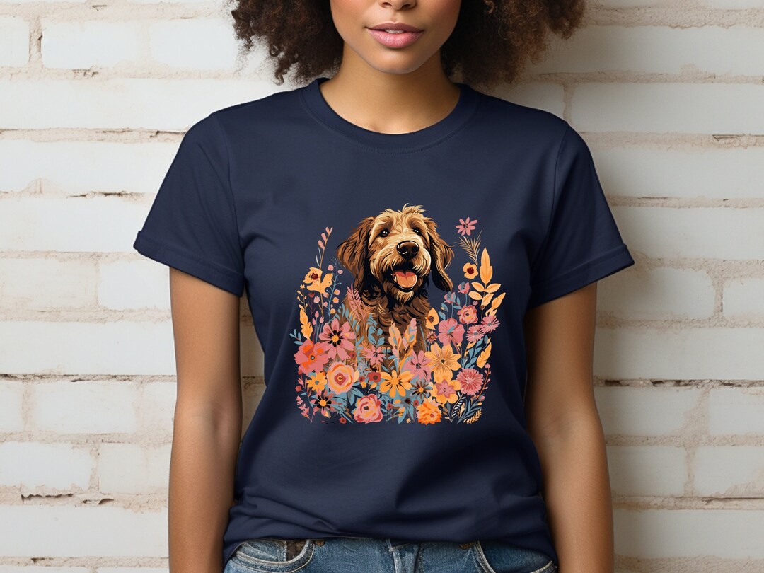 Goldendoodle Flower Shirt for Doodle Moms and Pet Dog Owners Wildflower ...